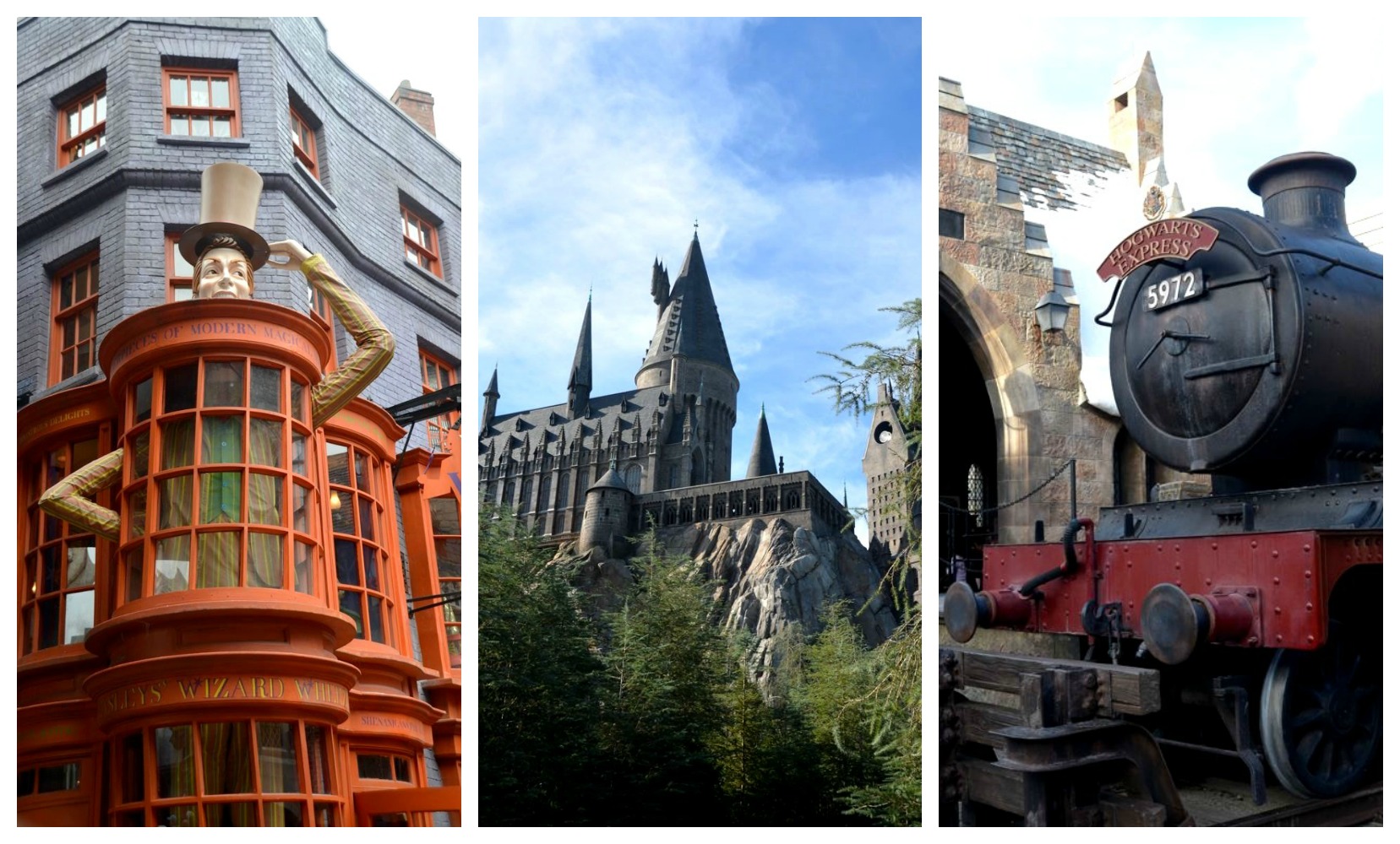 Le chateau d'Harry Potter : Universal Studios : Orlando : Floride 
